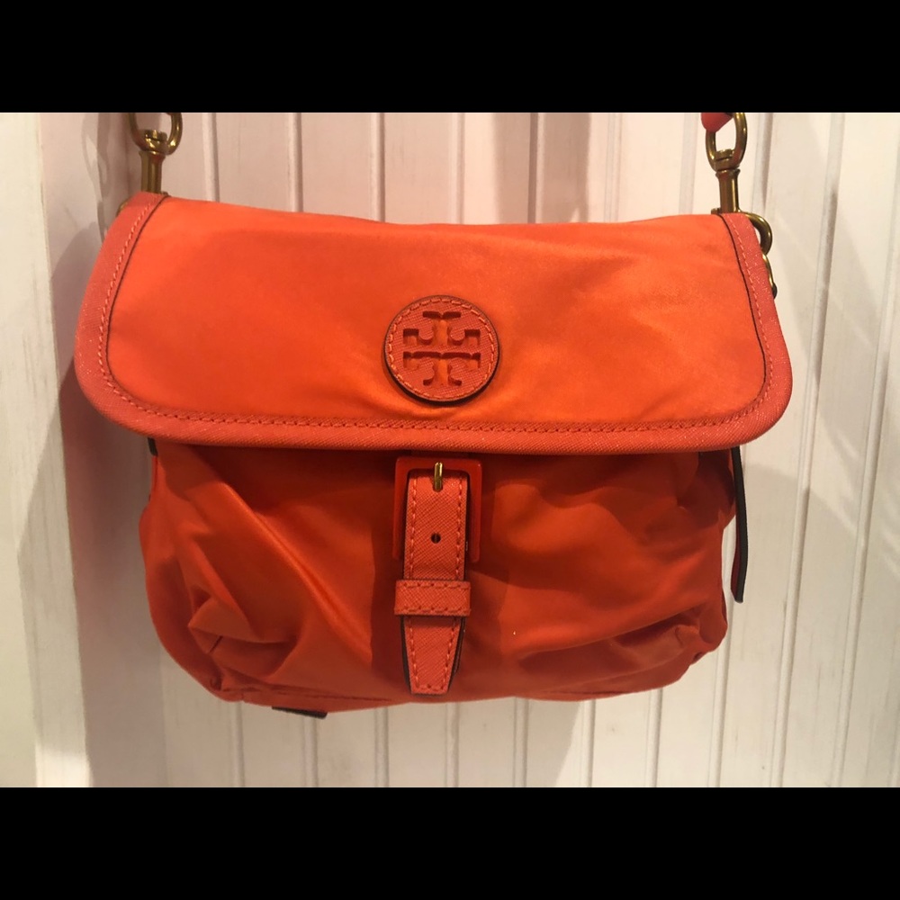 Tory Burch Orange Scout Crossbody